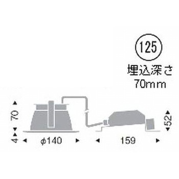 一般型ベースダウンライト 高気密SB形 1000TYPE ENDO(遠藤照明)