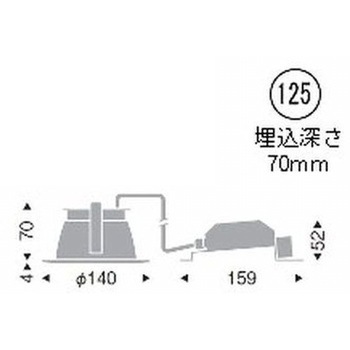 一般型ベースダウンライト 高気密SB形 1000TYPE ENDO(遠藤照明)