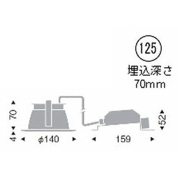 一般型ベースダウンライト 高気密SB形 1000TYPE ENDO(遠藤照明)