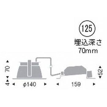 一般型ベースダウンライト 高気密SB形 700TYPE ENDO(遠藤照明)