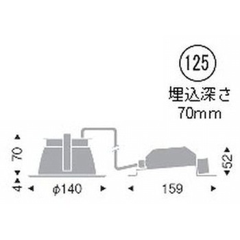 一般型ベースダウンライト 高気密SB形 700TYPE ENDO(遠藤照明)