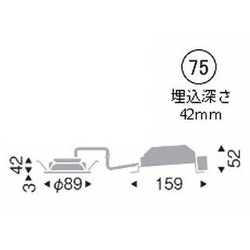 浅型ベースダウンライト 高気密SB形 1000TYPE ENDO(遠藤照明)