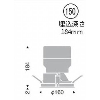 グレアレス ベースダウンライト 3000/4000TYPE ENDO(遠藤照明)