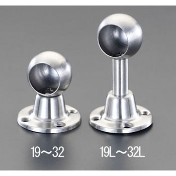 60mm(25mm) ブラケット(先端用 ステンレス製) エスコ