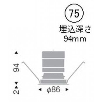ベースダウンライト 白コーン C50 ENDO(遠藤照明)
