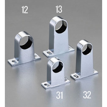 25mm/81mm ブラケット(中間用/クロームメッキ) - エスコ