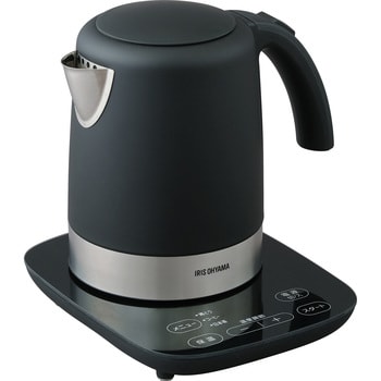 black kettle with temperature control