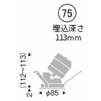 ユニバーサルダウンライト 白コーン C50 ENDO(遠藤照明)