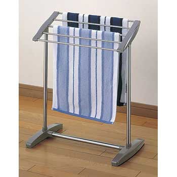 500x320x590mm タオル掛け(ステンレス製) エスコ