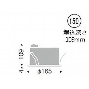 調光調色ベースダウンライト Disk series プレーンタイプ 器具本体 ENDO(遠藤照明)