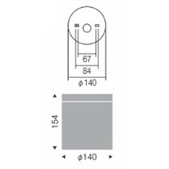 軒下用シーリングダウンライト グレアレスタイプ DISK75/100/150 器具本体 ENDO(遠藤照明)