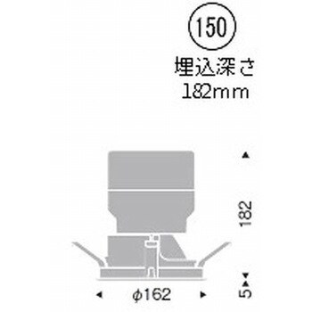 軒下用グレアレスダウンライト 3000/4000TYPE 遠藤照明(ENDO) 【通販