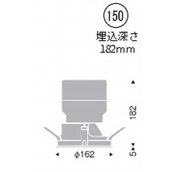 軒下用グレアレスダウンライト 3000/4000TYPE ENDO(遠藤照明)