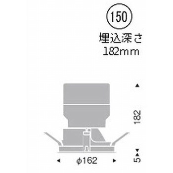軒下用グレアレスダウンライト 3000/4000TYPE ENDO(遠藤照明)