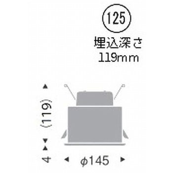 防湿形ベースダウンライト 2400TYPE - ENDO(遠藤照明)