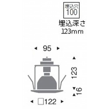 和風ベースダウンライト 器具本体 ENDO(遠藤照明)