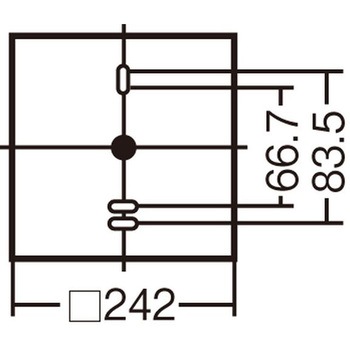 LEDフラットランプブラケット Panasonic(パナソニック)