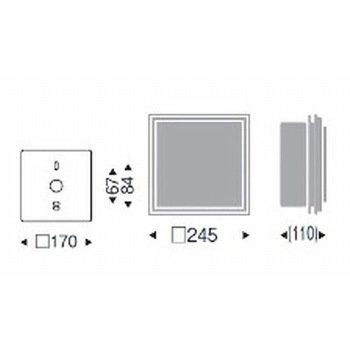 アウトドアブラケット Disk100 器具本体 ENDO(遠藤照明)