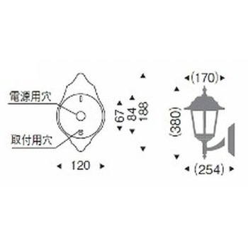 アウトドアブラケット 器具本体 ENDO(遠藤照明)