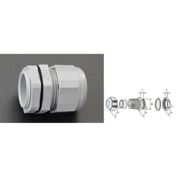 18 -31.5mm ケーブルグランド(1個) エスコ