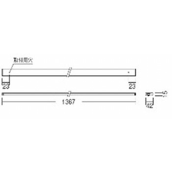 首振機能付棚下ライン照明 ENDO(遠藤照明)