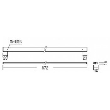 首振機能付棚下ライン照明 ENDO(遠藤照明)