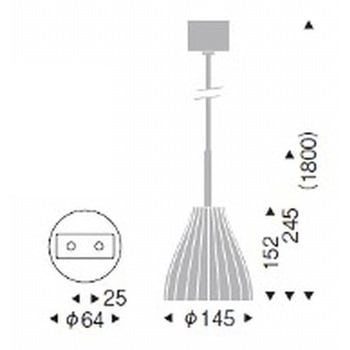 ペンダントライト 器具本体 ENDO(遠藤照明)