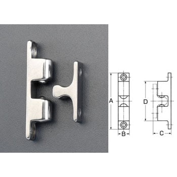 10x43mm ボールキャッチ(ステンレス製) エスコ