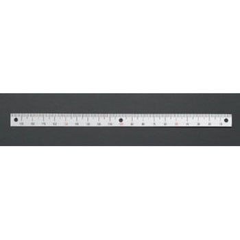 200mm[左方向/上目盛]スケール(ネジ止付) エスコ