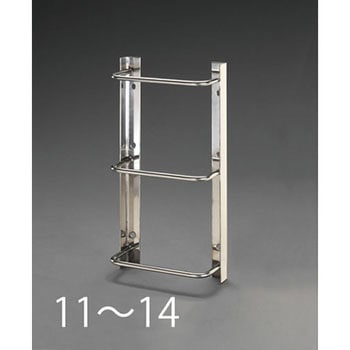 350x1300mm/5段 タラップ(ステンレス製) エスコ