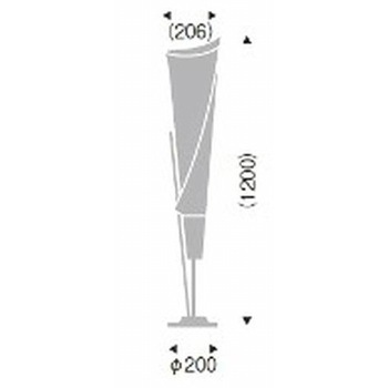 和風照明 スタンドライト コード・中間スイッチ付 器具本体 ENDO(遠藤照明)