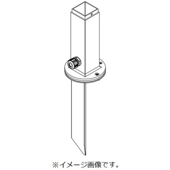 アウトドアライト スリムローポール JDR-mini TYPE スパイク ENDO(遠藤照明)