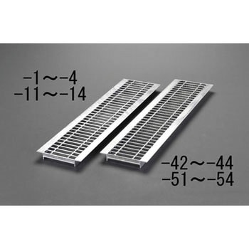 240x995mm/-14t車グレーチング(ノンスリップ) エスコ