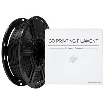 3Dプリンター用フィラメント PLA 1000g『黒色』 SK本舗