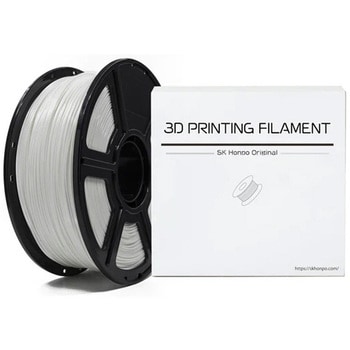 SKPLA02PL 3Dプリンター用フィラメント PLA光沢 1000g『白色