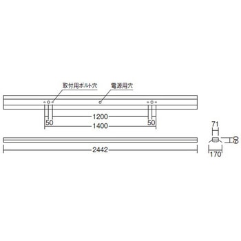軒下用ベースライト SDシリーズ ENDO(遠藤照明)