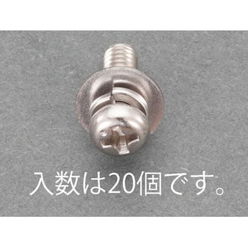 M4x25mm 鍋頭セムス小ねじ(ステンレス/P=3) エスコ