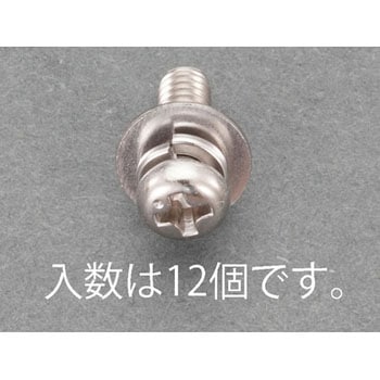 M5x15mm 鍋頭セムス小ねじ(ステンレス/P=3) エスコ