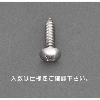 M4 x 16mm トラス頭タッピングビス(ステンレス/25本) エスコ
