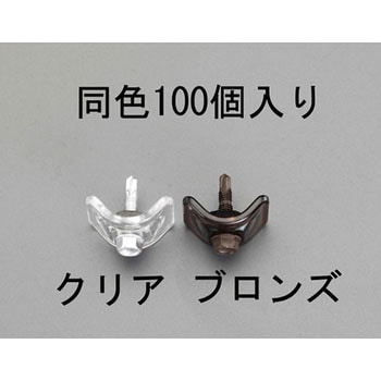 5x25mm 波板用ビス(鉄下地用・クリア/100個) エスコ