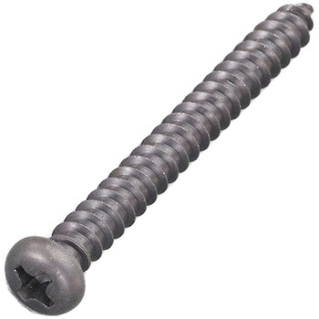 M4x10mm ナベ頭タッピングビス(ステンレス/黒色/30本) エスコ