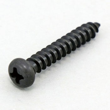 M4x25mm ナベ頭タッピングビス(ステンレス/黒色/20本) エスコ