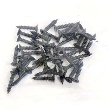 M3x16mm 皿頭タッピングビス(ステンレス/黒色/40本) エスコ