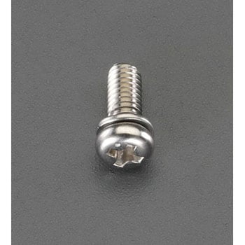M5x10mm 鍋頭セムス小ねじ(ステンレス/P=2) エスコ