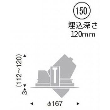 生鮮食品用照明 3000/4000TYPE Φ150 3000K ENDO(遠藤照明)