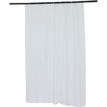 シャワーカーテン ホワイト 130×178cm フック付き アーテック[学校教材・教育玩具]