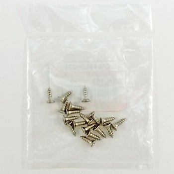 2.7x 10mm 皿頭木ねじ(ステンレス製/18本) エスコ