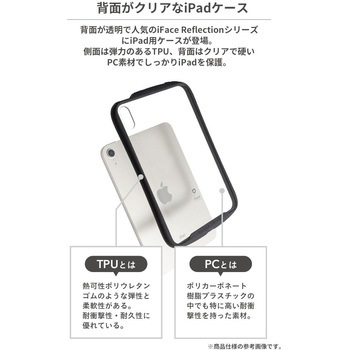 [iPad Pro 11inch(第4/3/2世代)専用]iFace Reflection ポリカーボネートクリアケース iFace