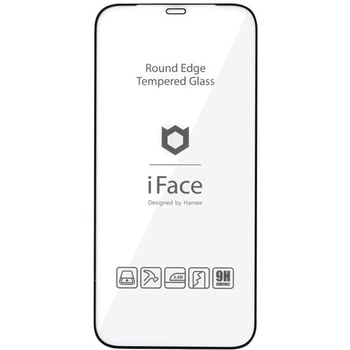[iPhone 12/12 Pro専用]iFace Round Edge Tempered Glass Screen Protector ラウンドエッジ強化ガラス 画面保護シート iFace