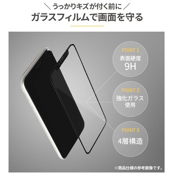 [iPhone 14 Pro Max専用]iFace Round Edge Tempered Glass Screen Protector ラウンドエッジ強化ガラス 画面保護シート iFace